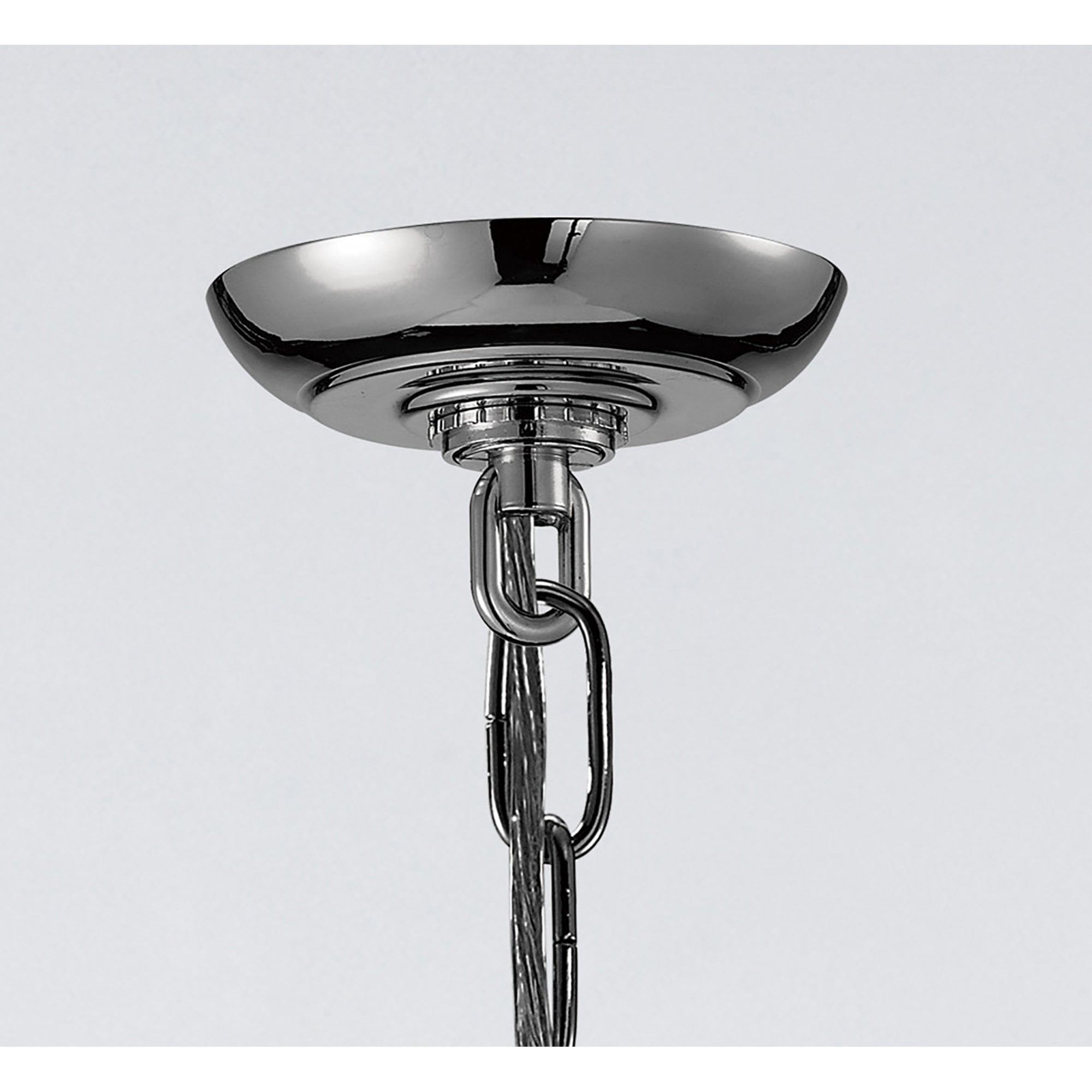 Diyas IL31105 Aston Pendant 12 Light Polished Chrome/Glass