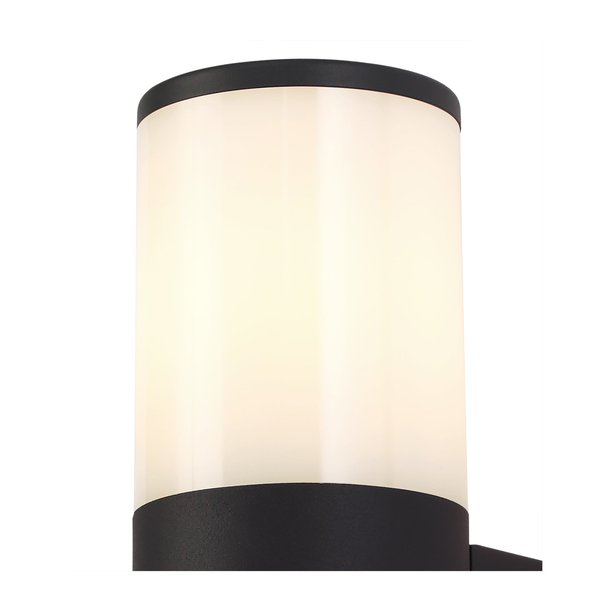 Fabula Harwater Single Wall Lamp - Anthracite & Opal PC - IP54