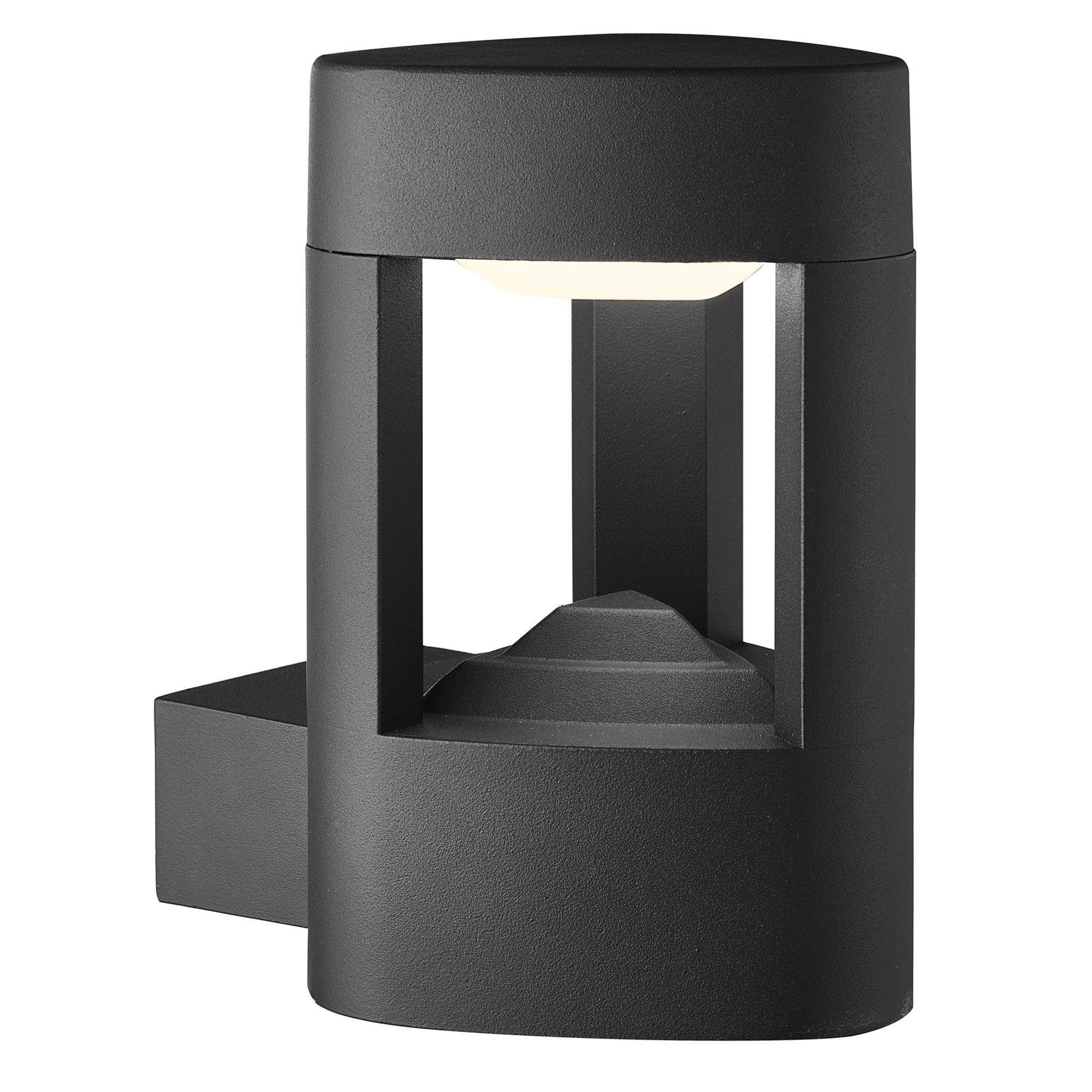 Searchlight Melrose LED Outdoor Wall Light - Dark grey Aluminium - IP44