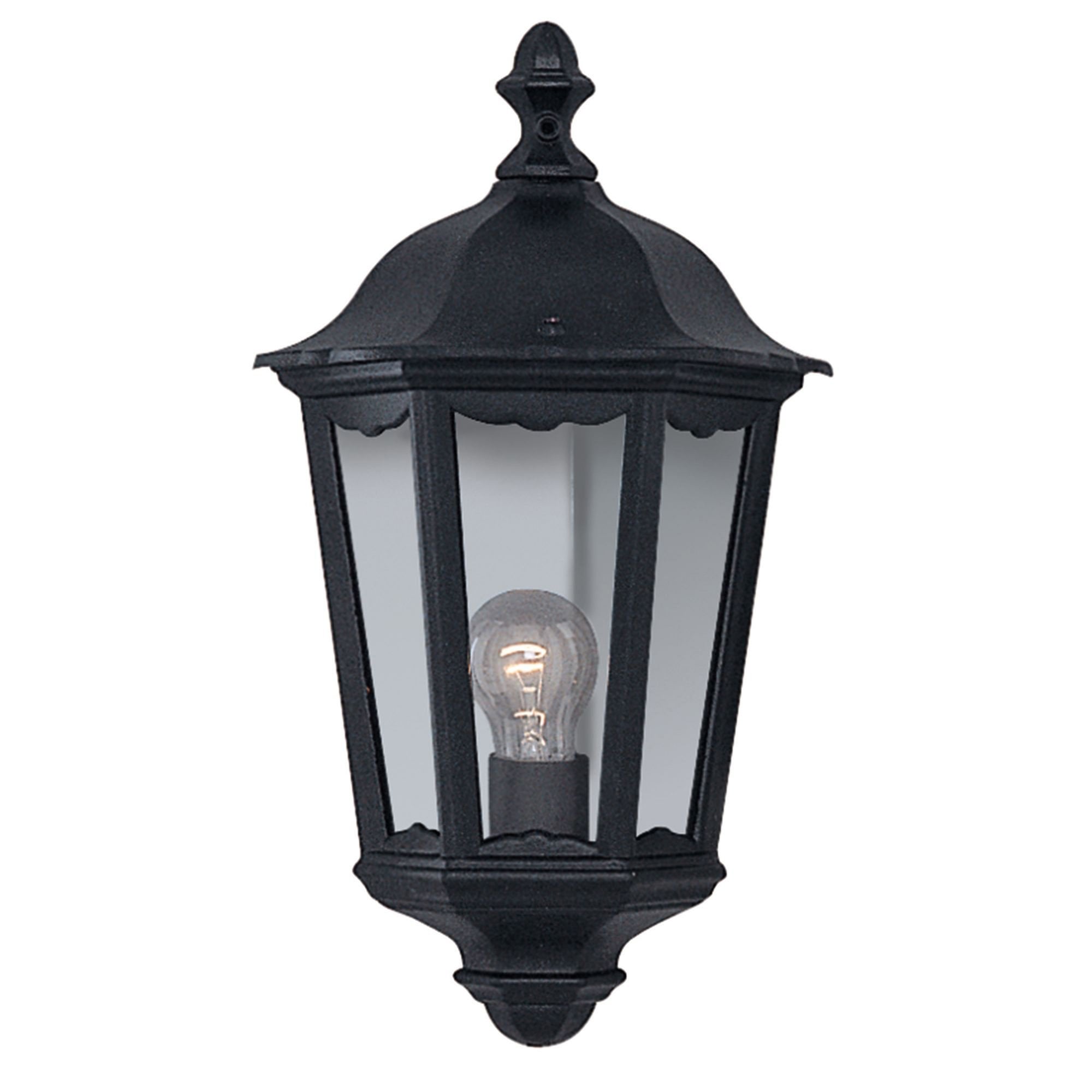 Searchlight Acton Outdoor Wall Light - Black - IP44