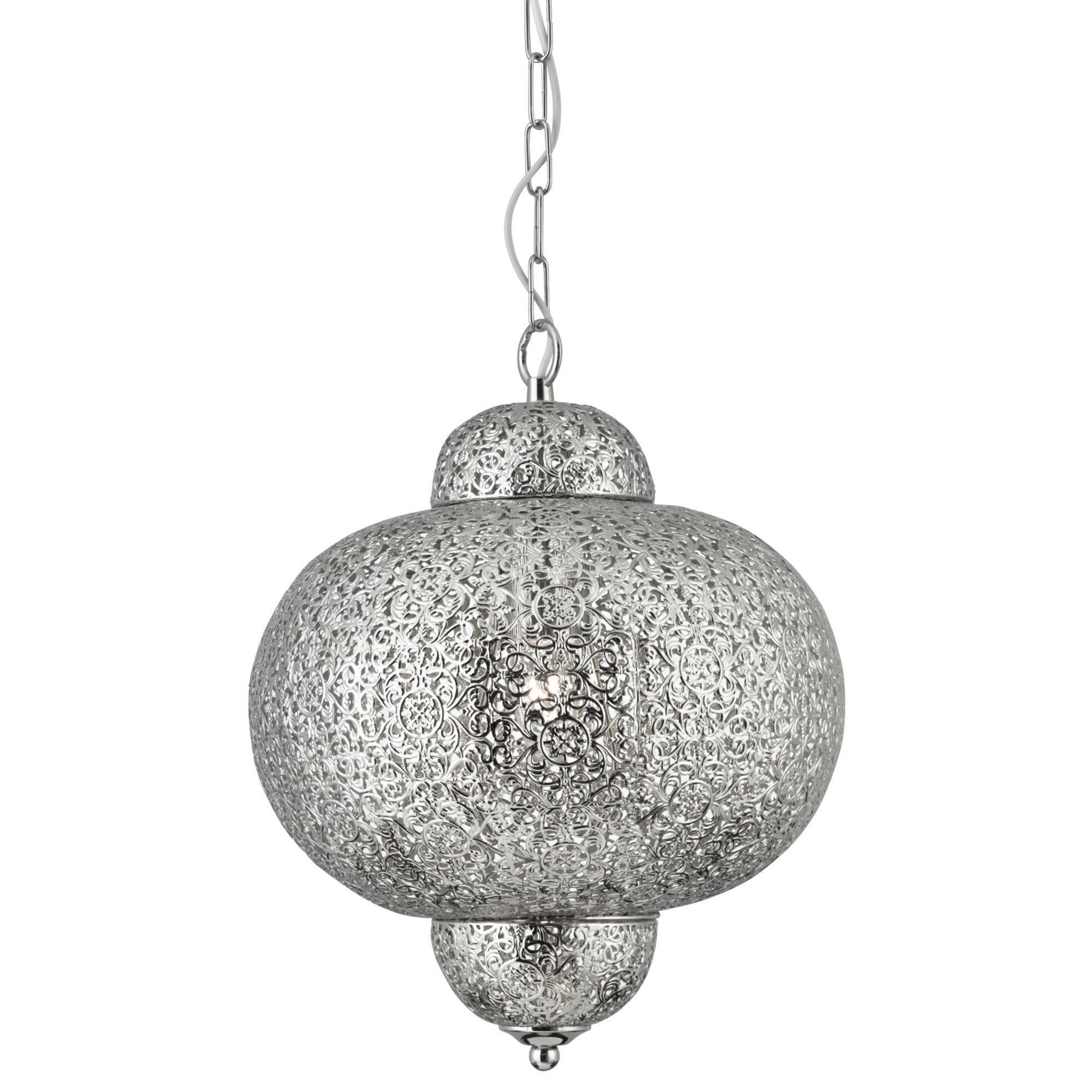 Searchlight Fernie Ceiling Pendant - Laser Cut Nickel