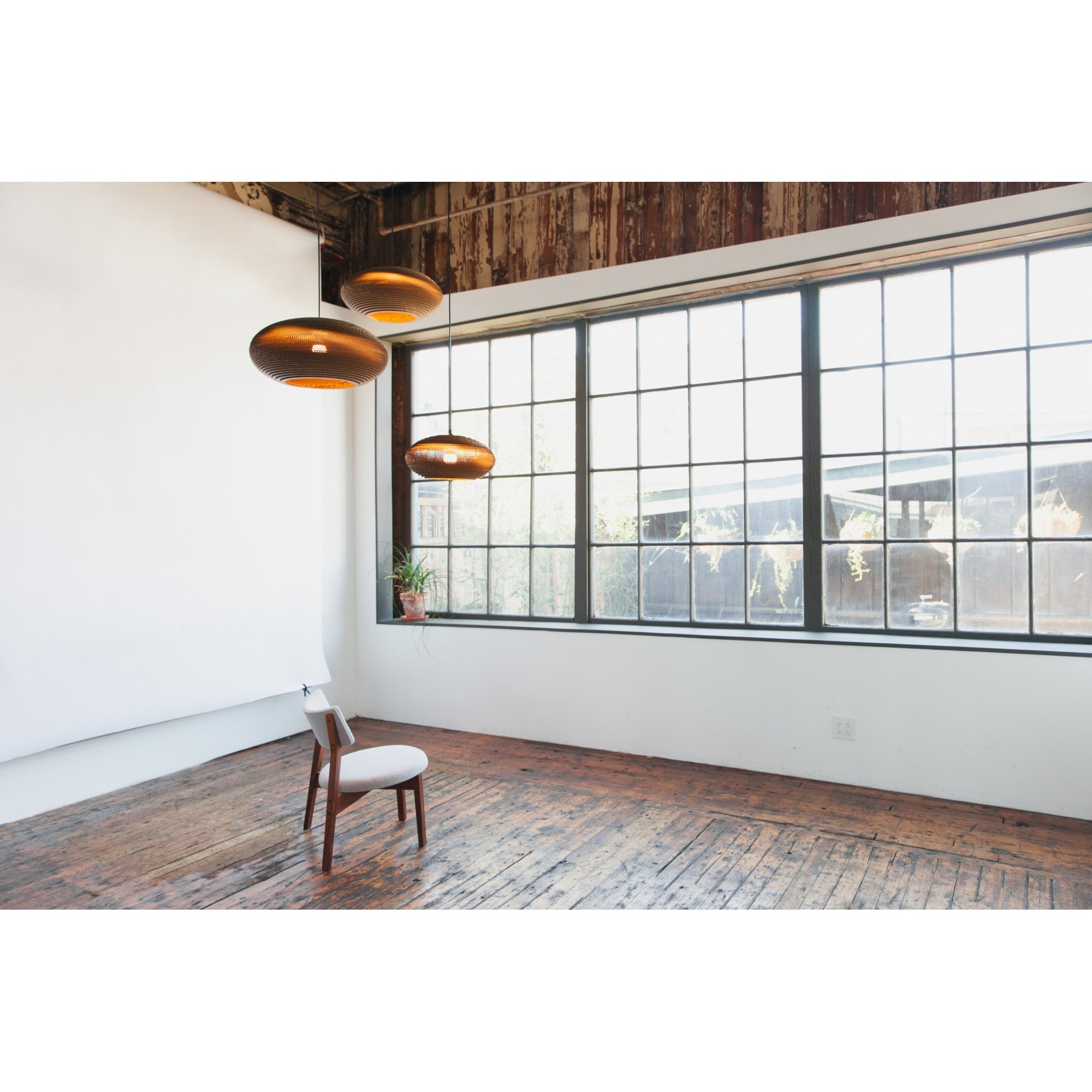 Graypants Scraplights Disc 24 Pendant - Natural - 61cm Diameter