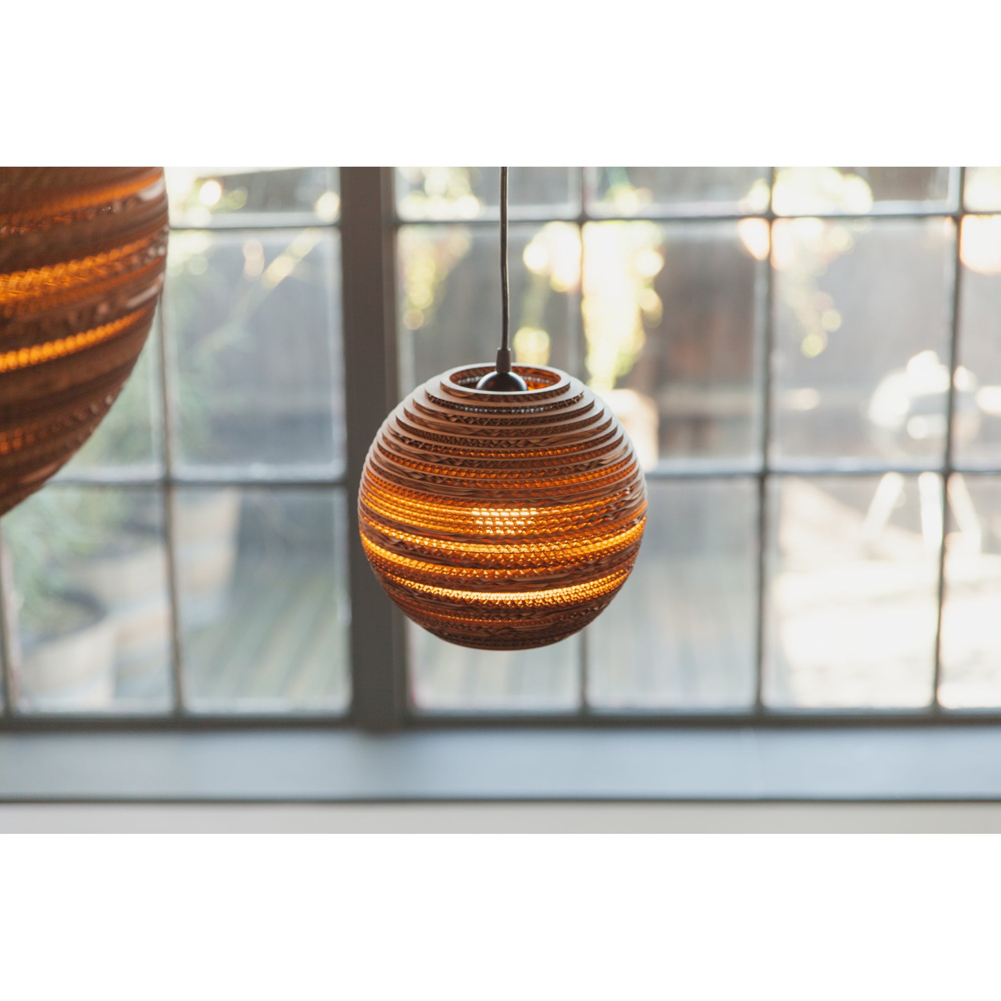Graypants Scraplights Moon 10 Pendant - Natural - 26cm Diameter