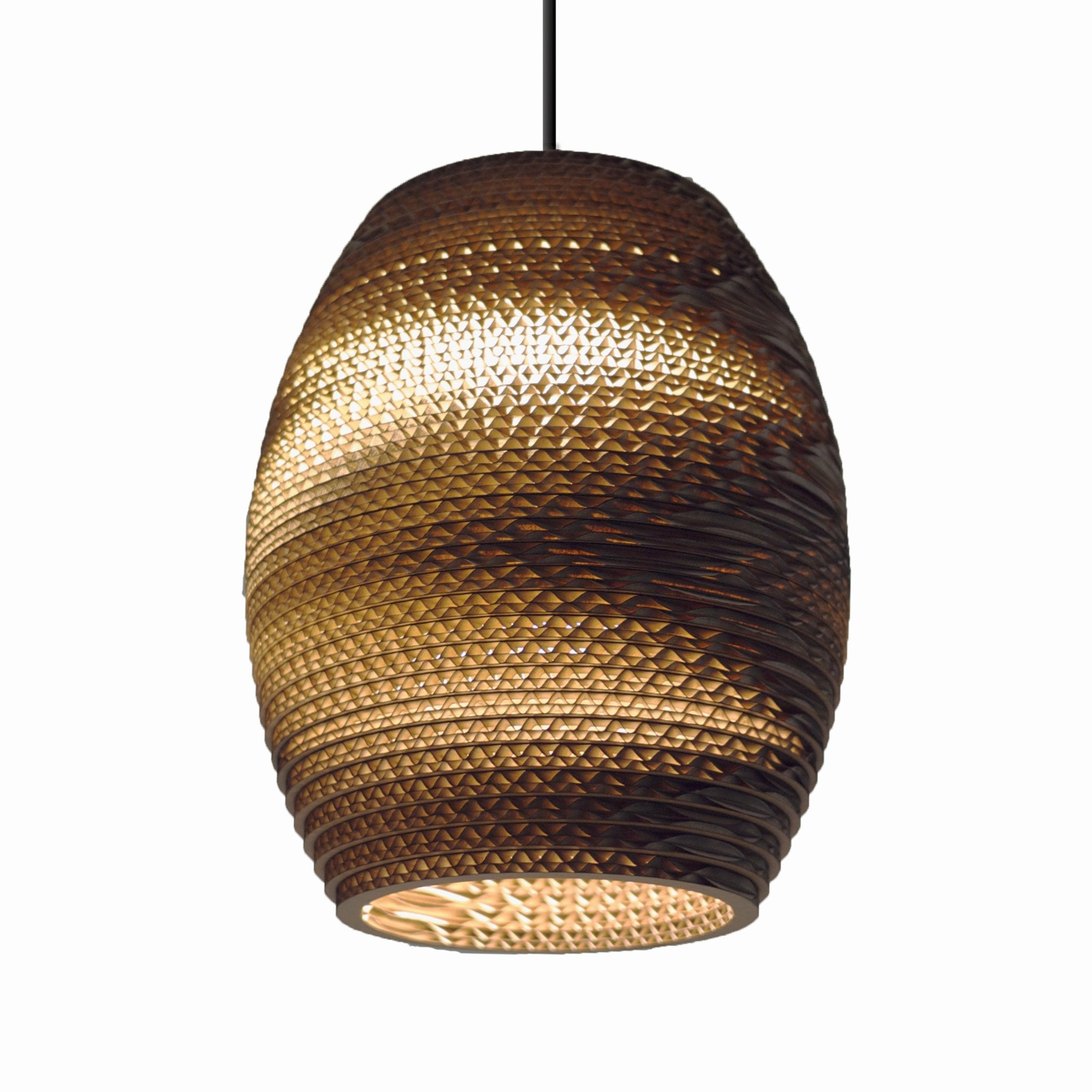 Graypants Scraplights Oliv Pendant - Natural - 19cm Diameter