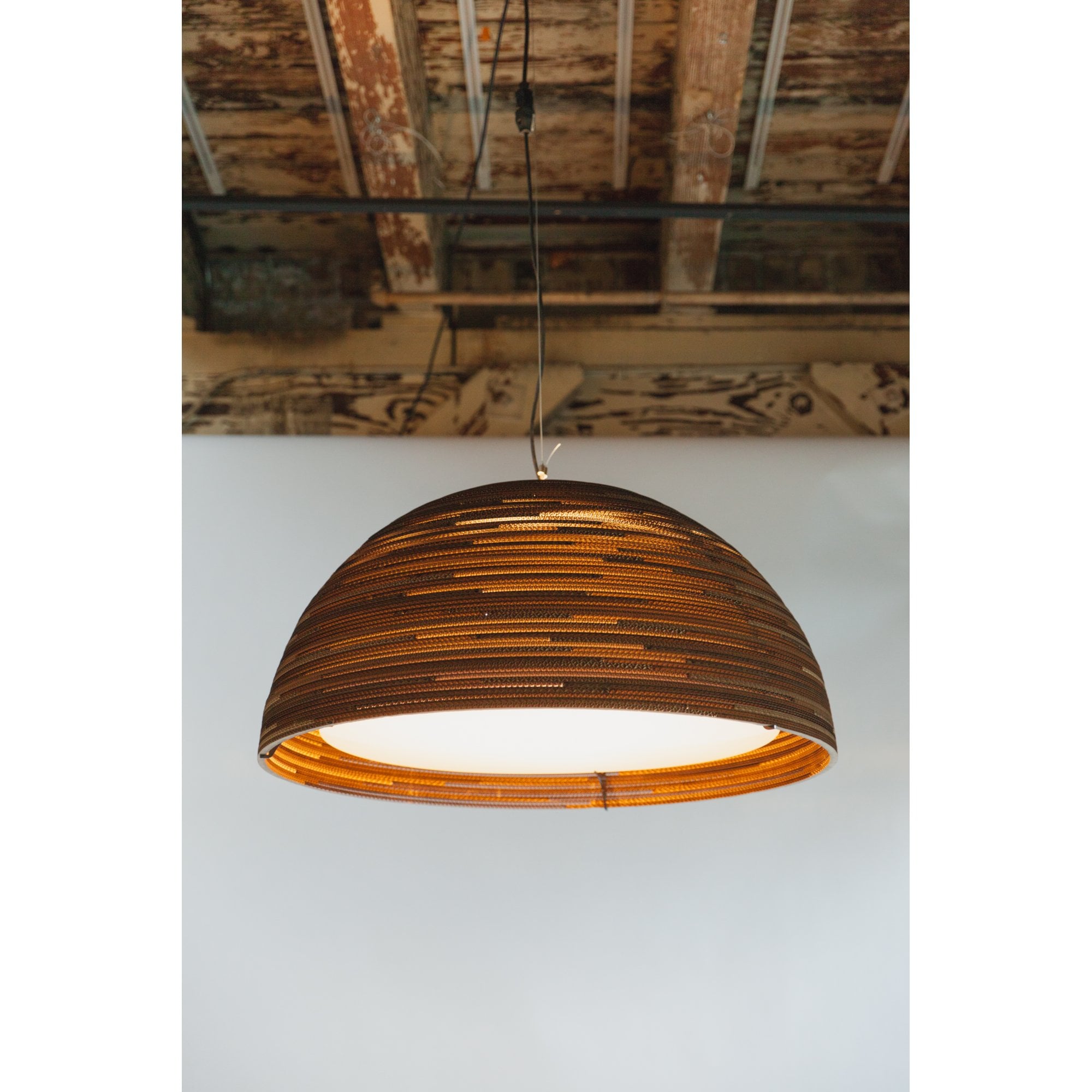 Graypants Scraplights Dome 36 Pendant - Natural - 92cm Diameter