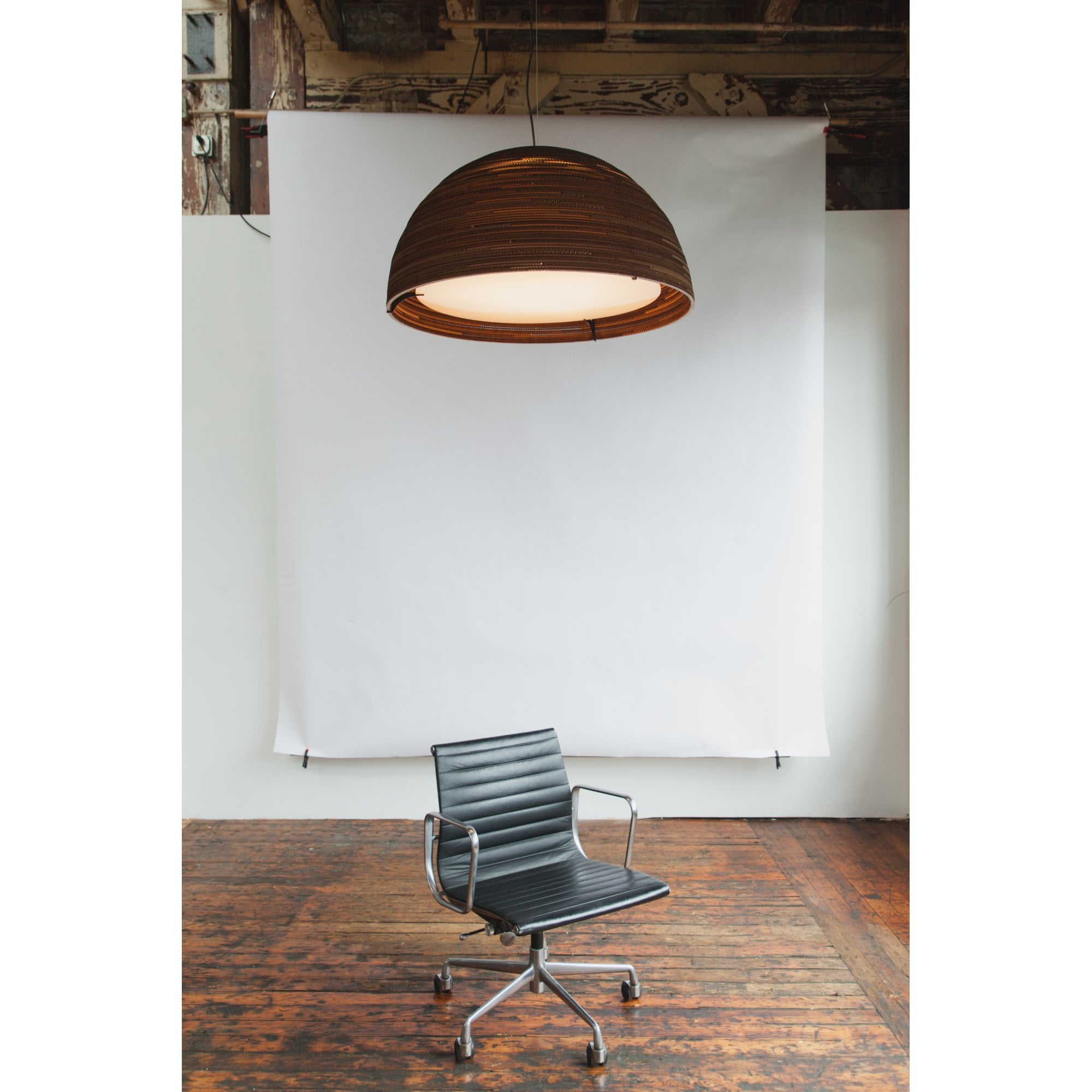 Graypants Scraplights Dome 36 Pendant - Natural - 92cm Diameter