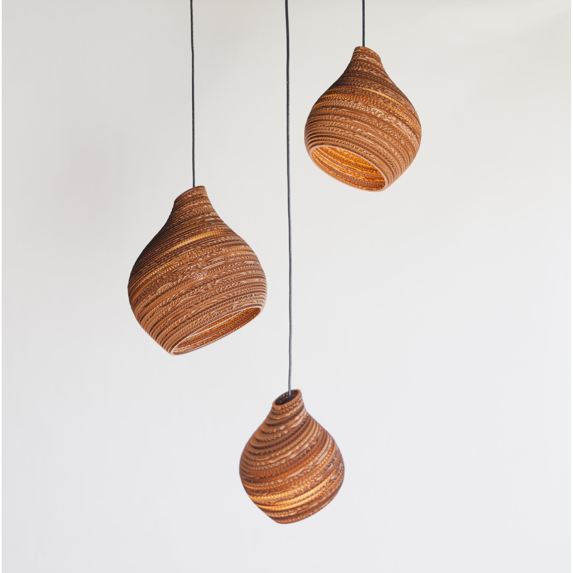 Graypants Scraplights Hive 9 Pendant - Natural - 23cm Diameter