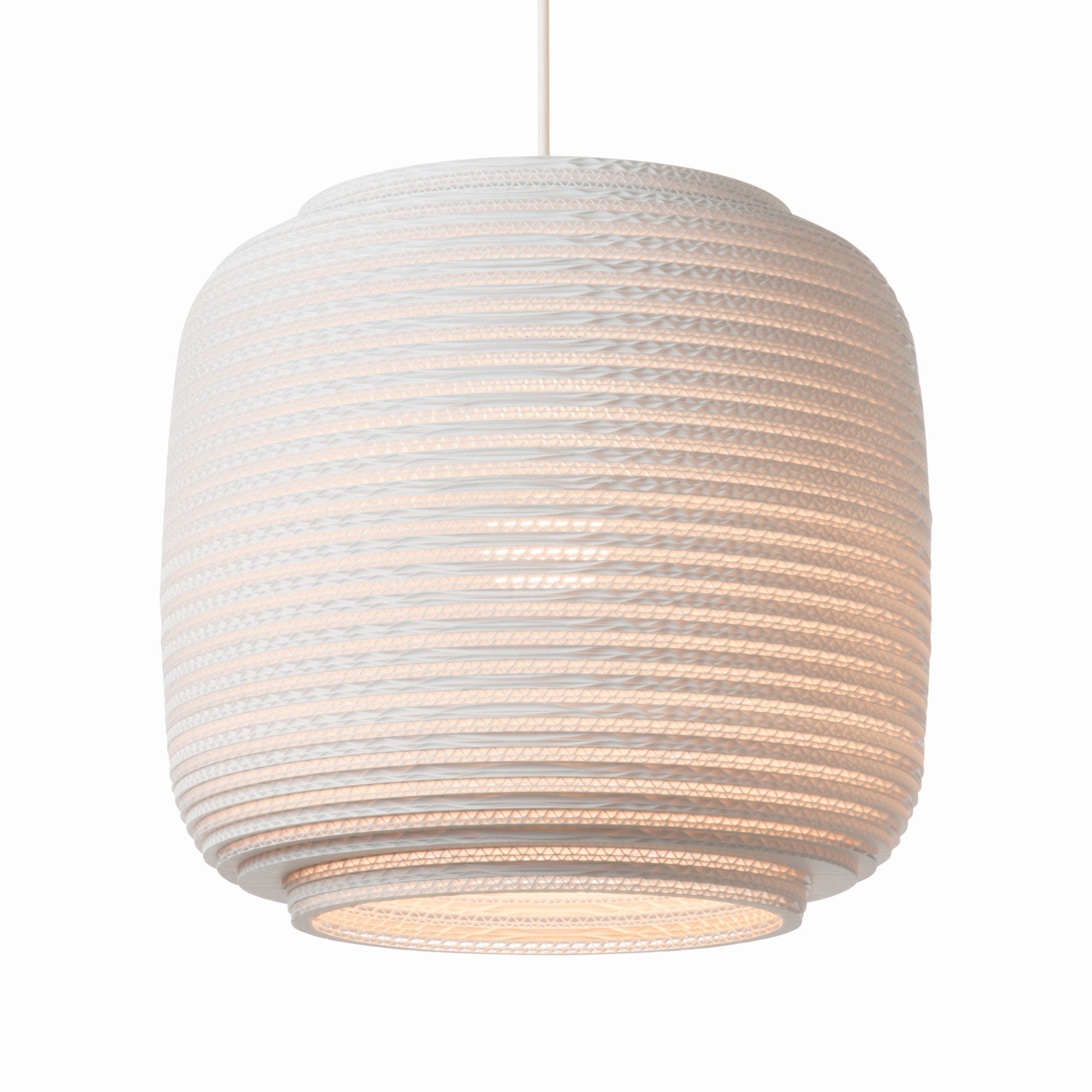 Graypants Scraplights Ausi 14 Pendant - White - 39cm Diameter