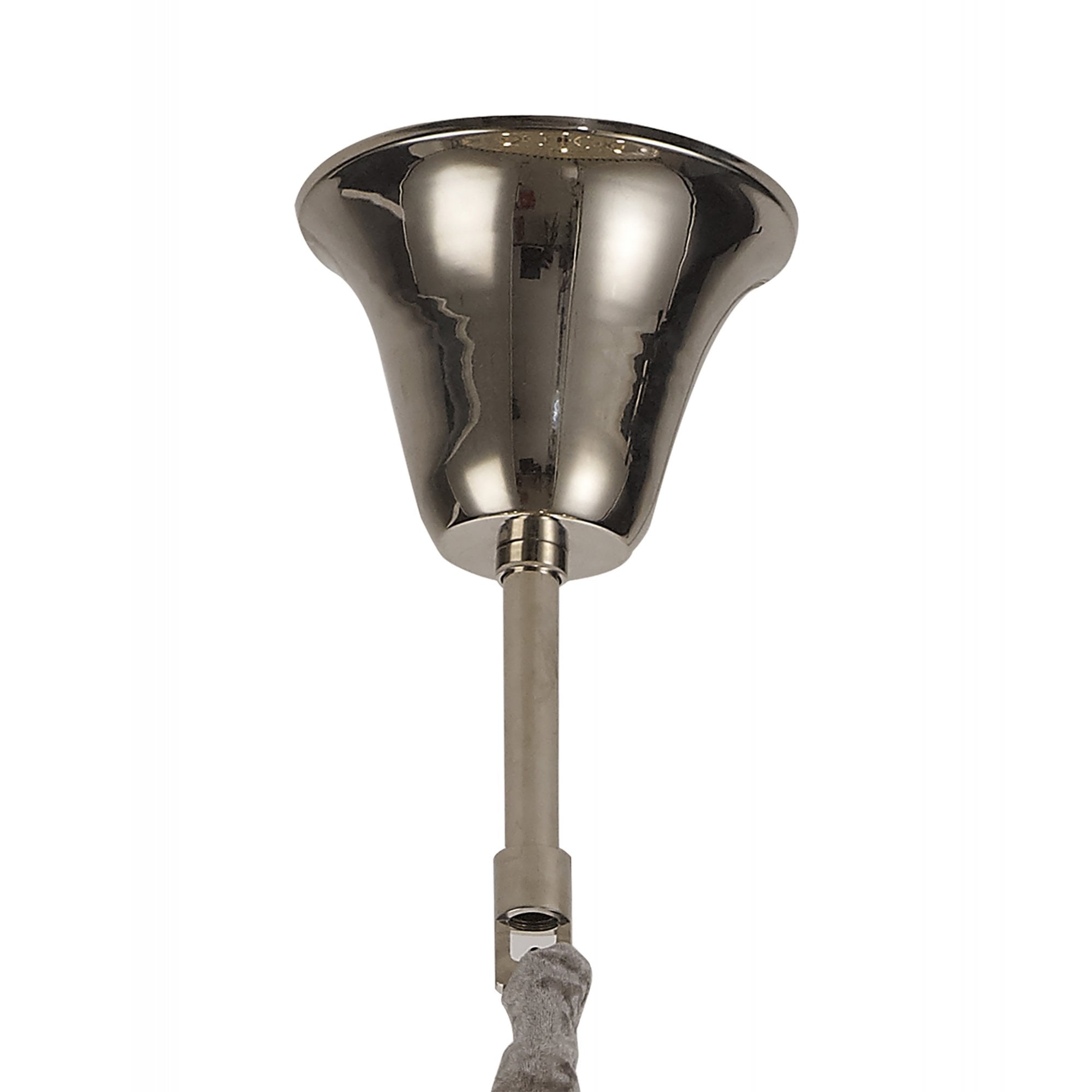 Fabula Cedar 19 Light Pendant - Polished Nickel & Clear Sculpted Glass