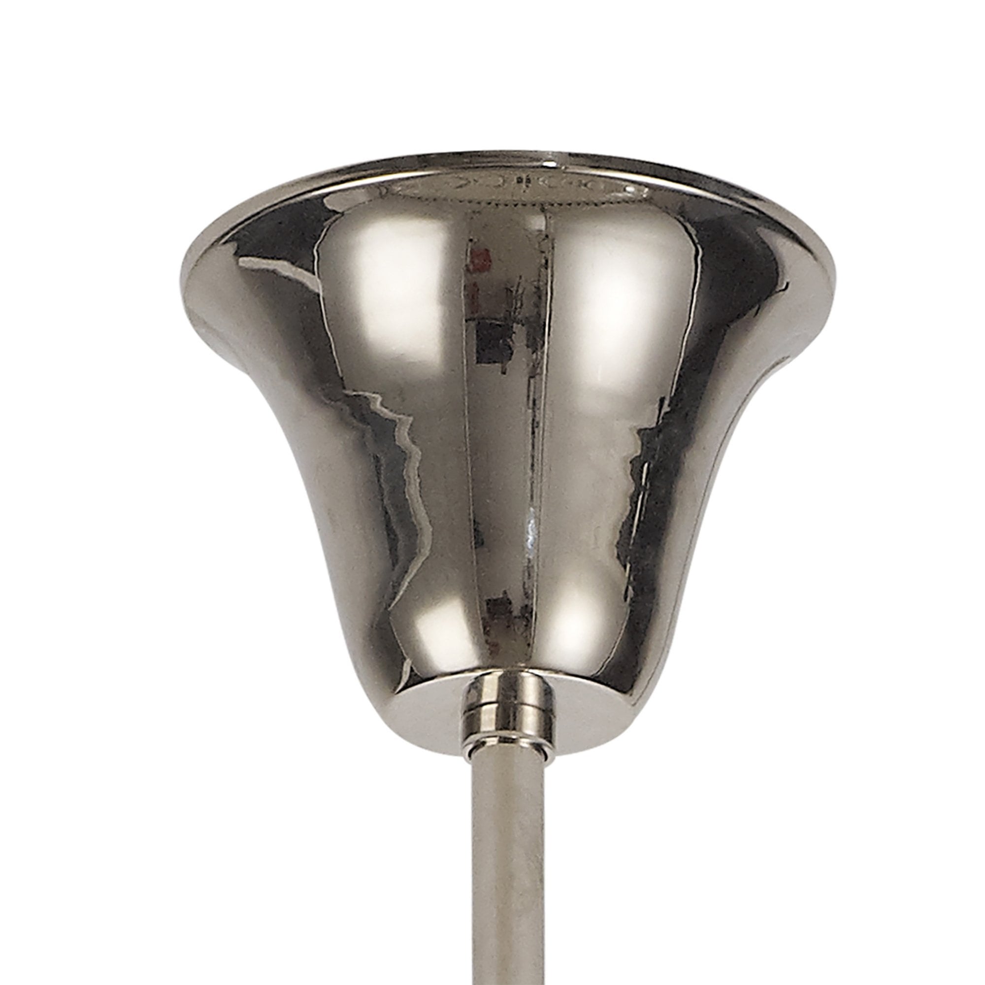 Fabula Cedar 12 Light Pendant - Polished Nickel & Clear Sculpted Glass