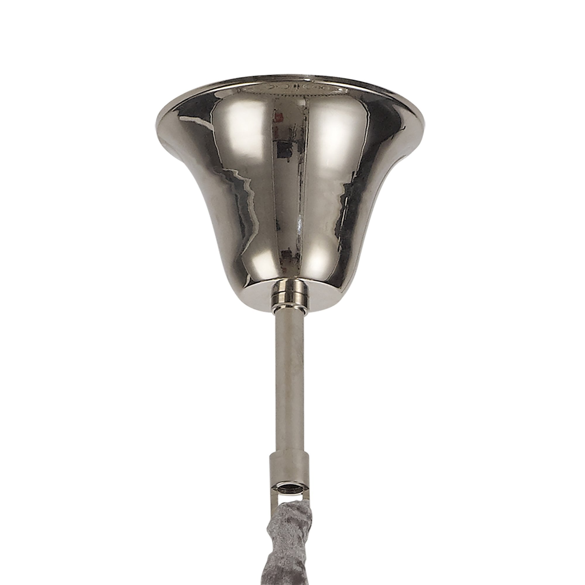 Fabula Cedar 31 Light Pendant - Polished Nickel & Clear Sculpted Glass