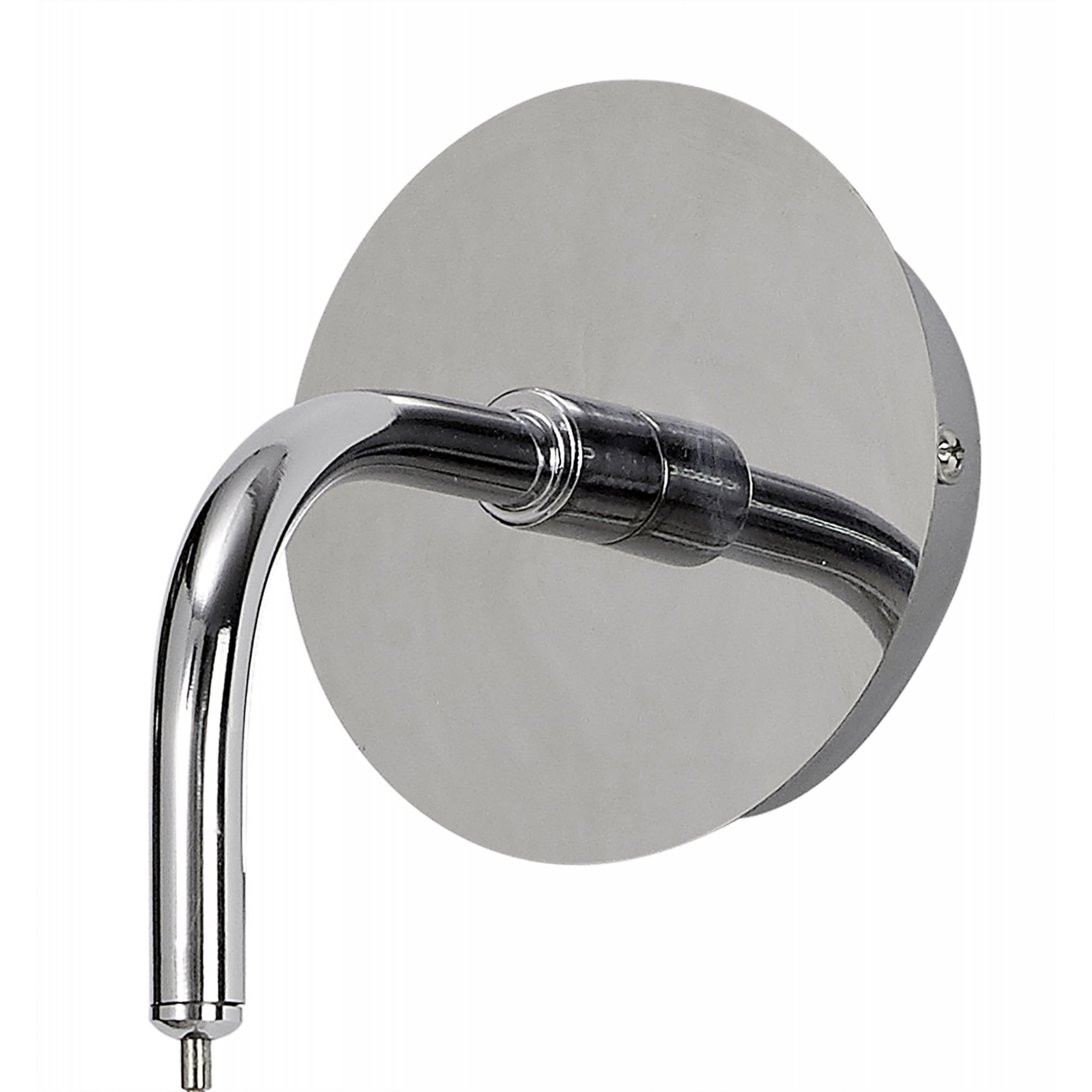 Fabula Chandos Wall Light - Polished Chrome & Amber Glass