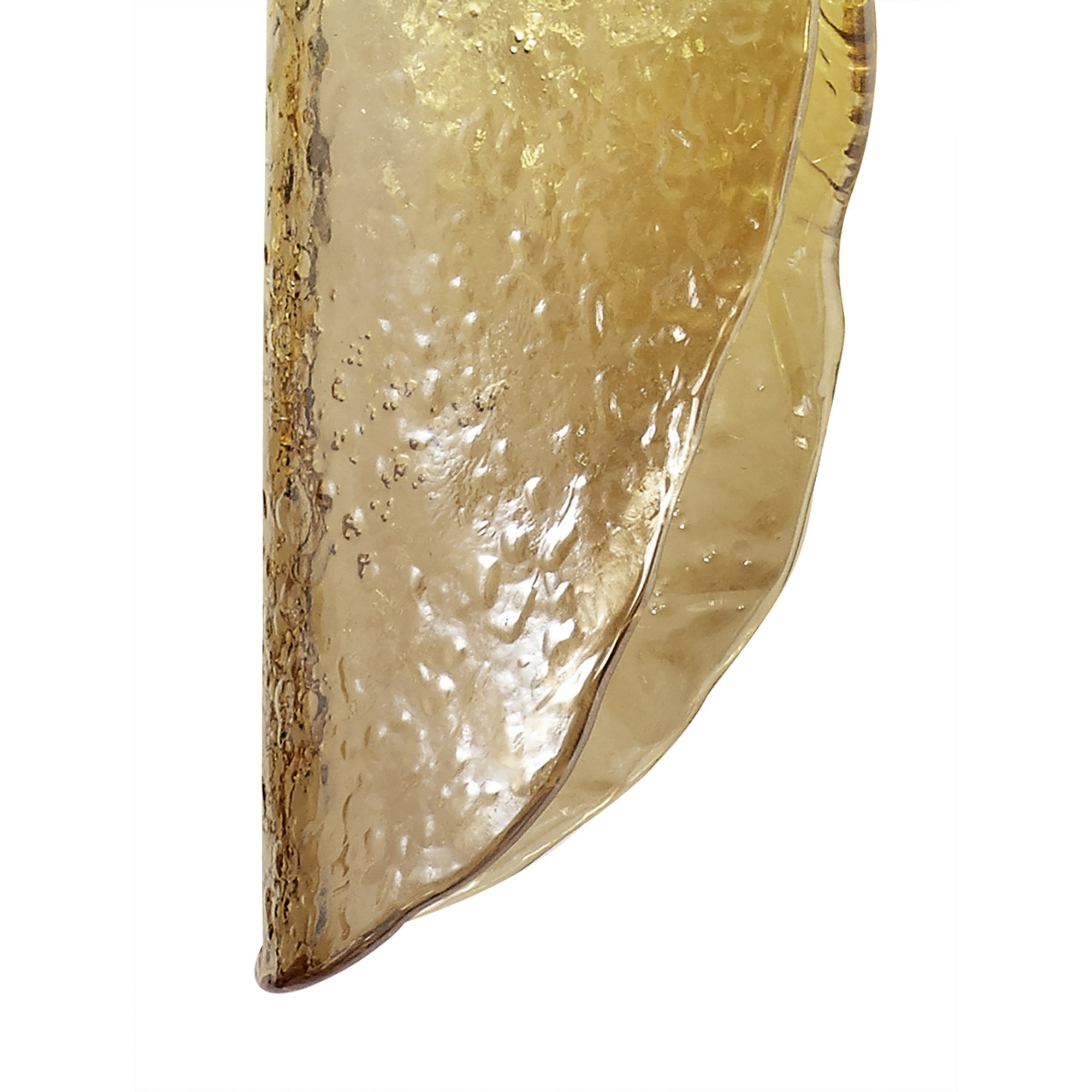 Fabula Chandos Wall Light - Polished Chrome & Amber Glass