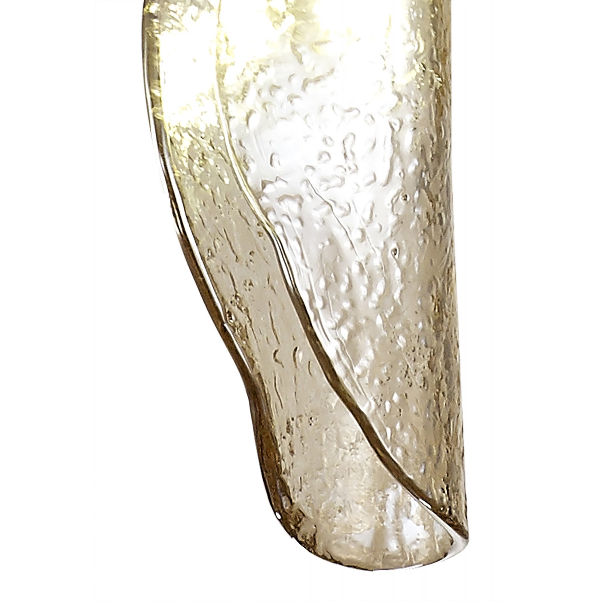 Fabula Treetops Single Pendant - Brass & Cognac Glass