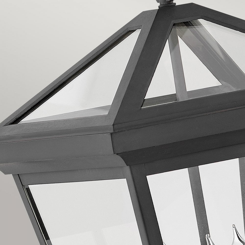 Quintiesse Alford Place 3 Light Large Wall Lantern - Museum Black