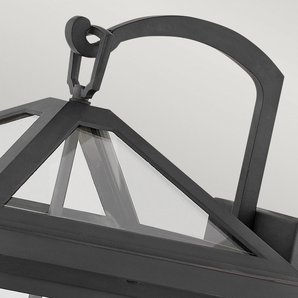 Quintiesse Alford Place 3 Light Large Wall Lantern - Museum Black