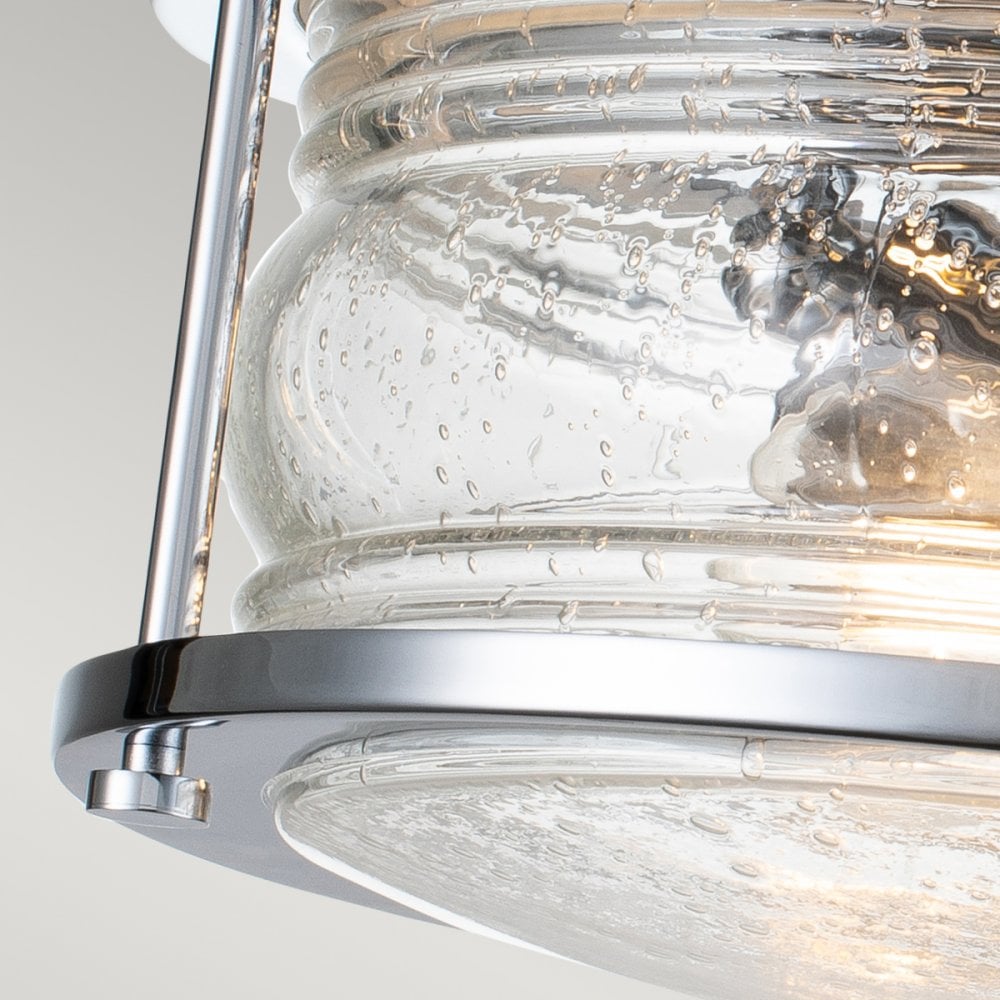 Quintiesse Ashland Bay 2 Light Bathroom Flush Fitting - Chrome