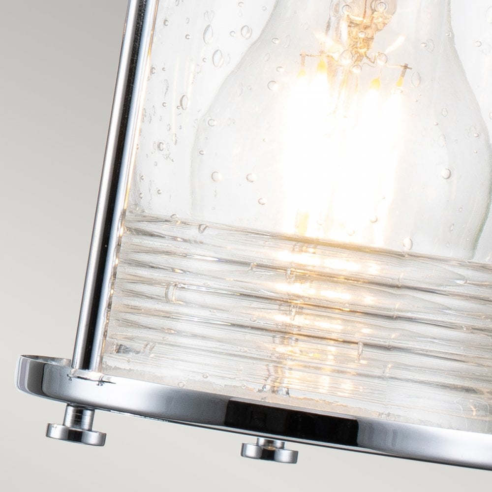 Quintiesse Ashland Bay 3 Light Bathroom Wall Light - Chrome