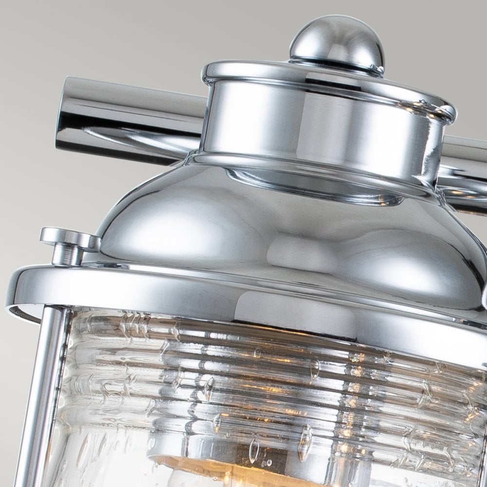 Quintiesse Ashland Bay 3 Light Bathroom Wall Light - Chrome