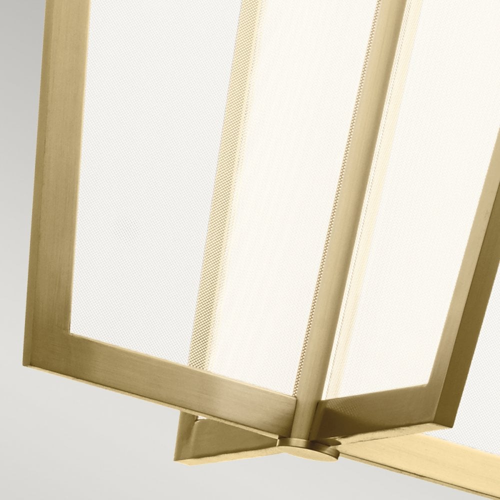 Quintiesse Calters Large LED Foyer Pendant - Champagne Gold