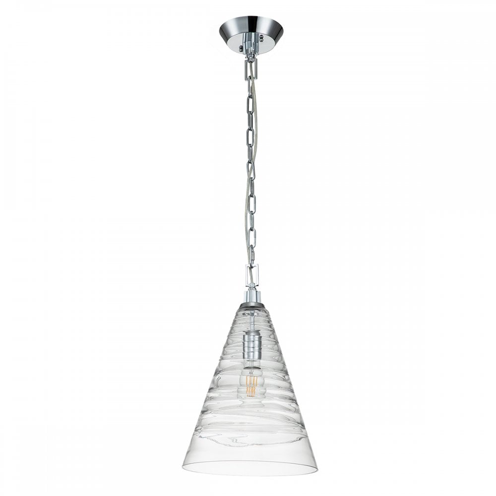 Quintiesse Elmore Single Pendant - Polished Chrome