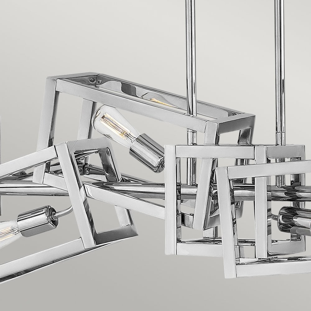 Quintiesse Ensemble 6 Light Pendant - Polished Nickel