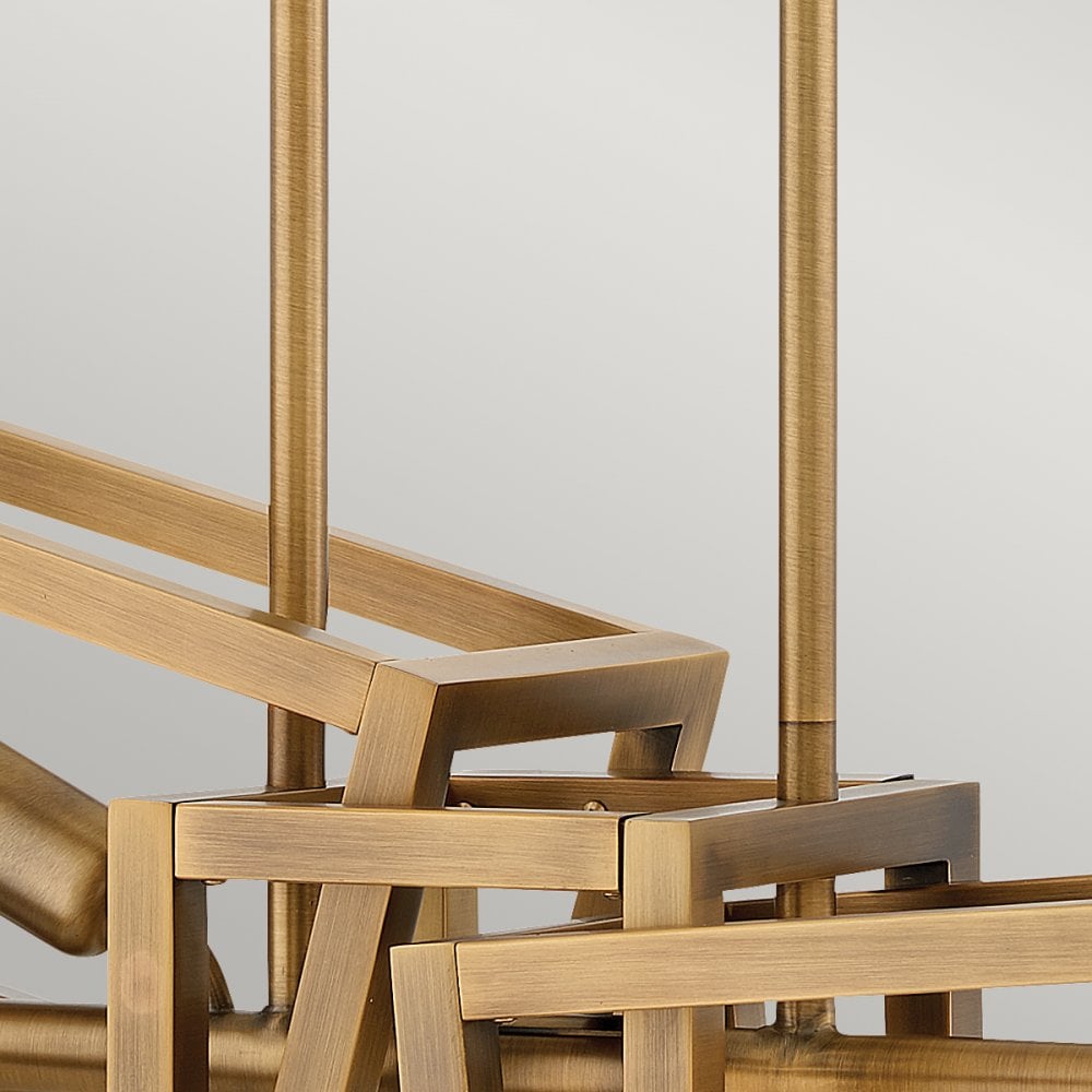 Quintiesse Ensemble 6 Light Pendant - Brushed Bronze