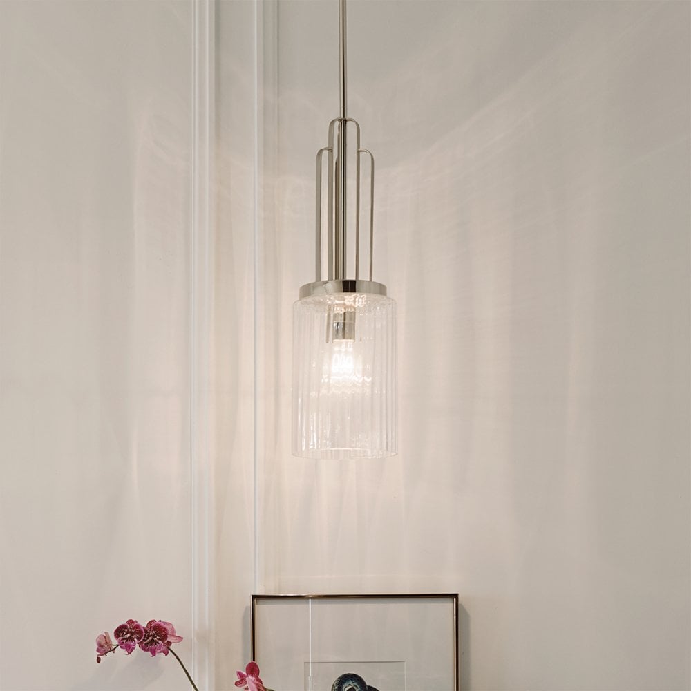 Quintiesse Kimrose Single Mini Pendant - Polished Nickel