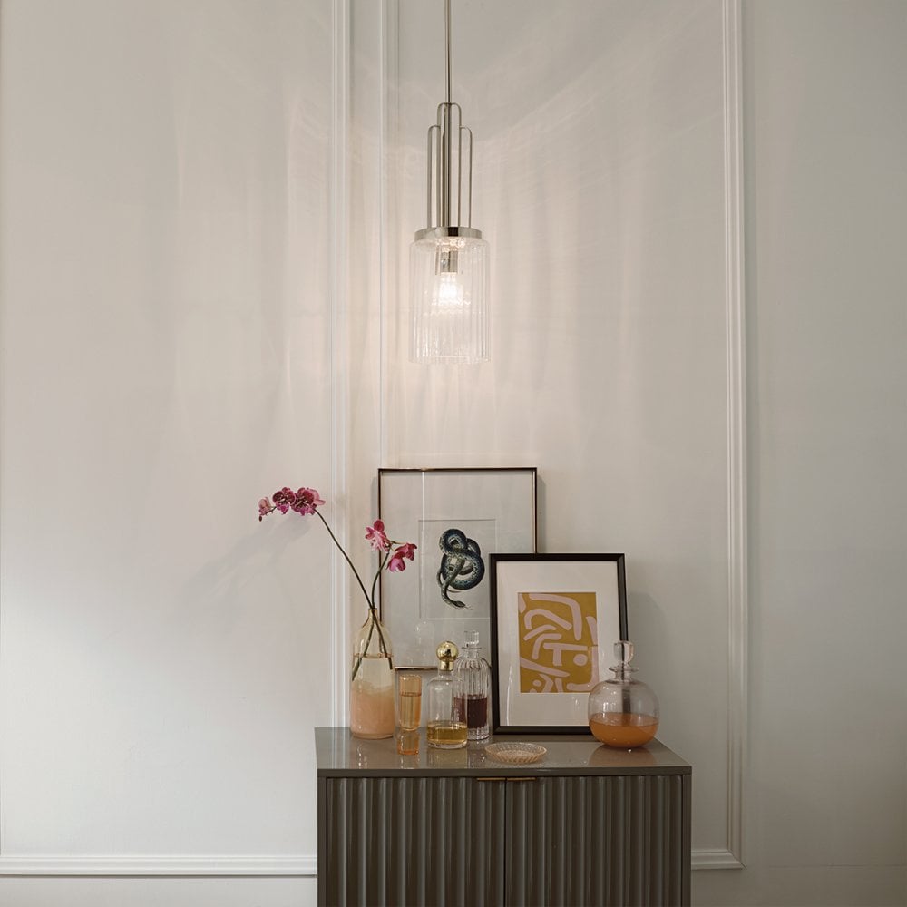 Quintiesse Kimrose Single Mini Pendant - Polished Nickel