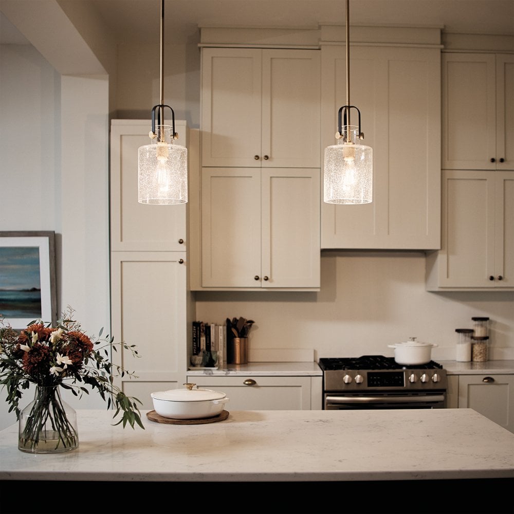 Quintiesse Kitner Single Pendant - Brass