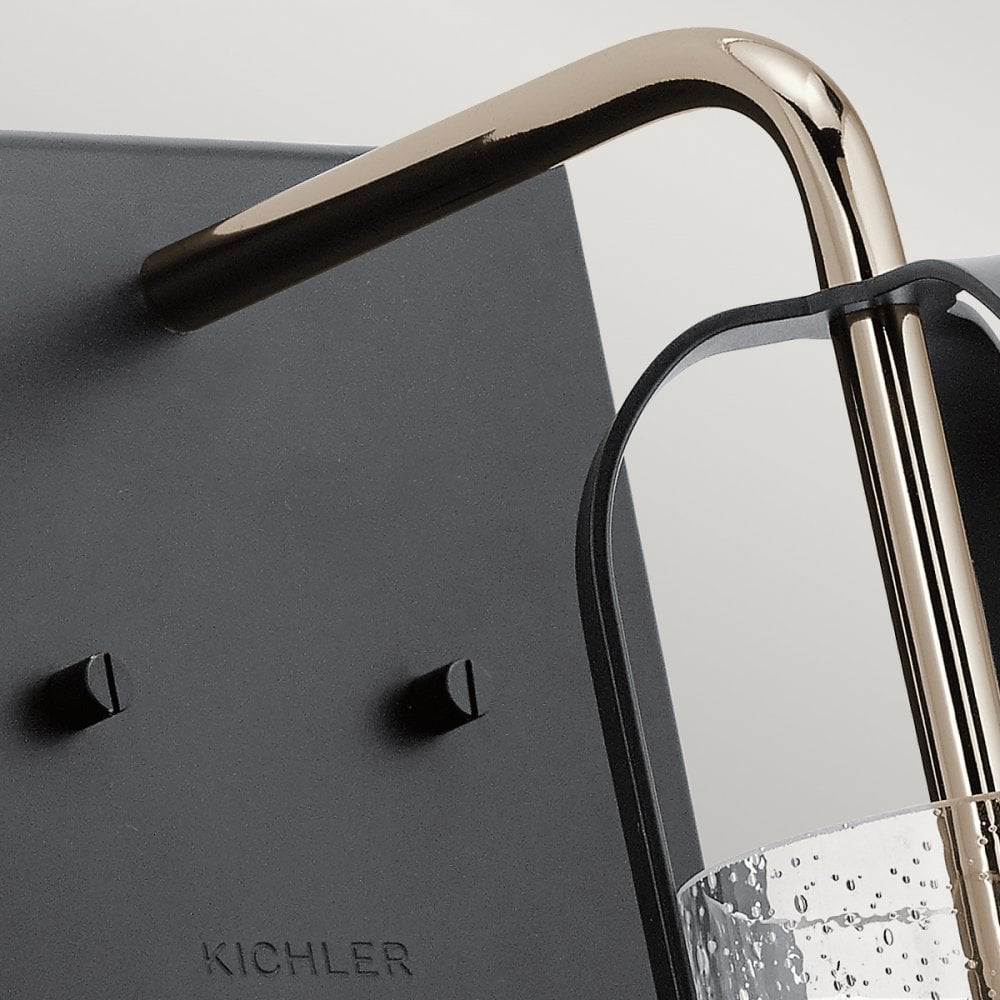 Quintiesse Kitner Single Wall Light - Polished Nickel