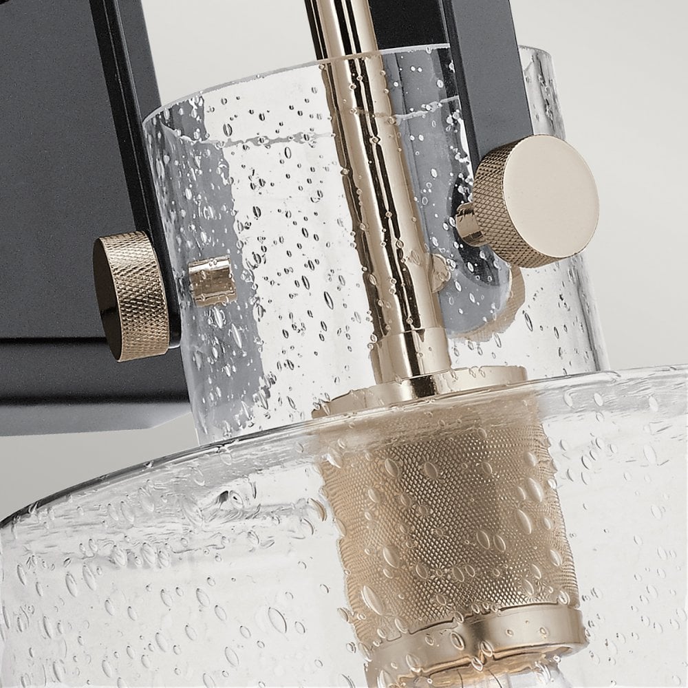 Quintiesse Kitner Single Wall Light - Polished Nickel