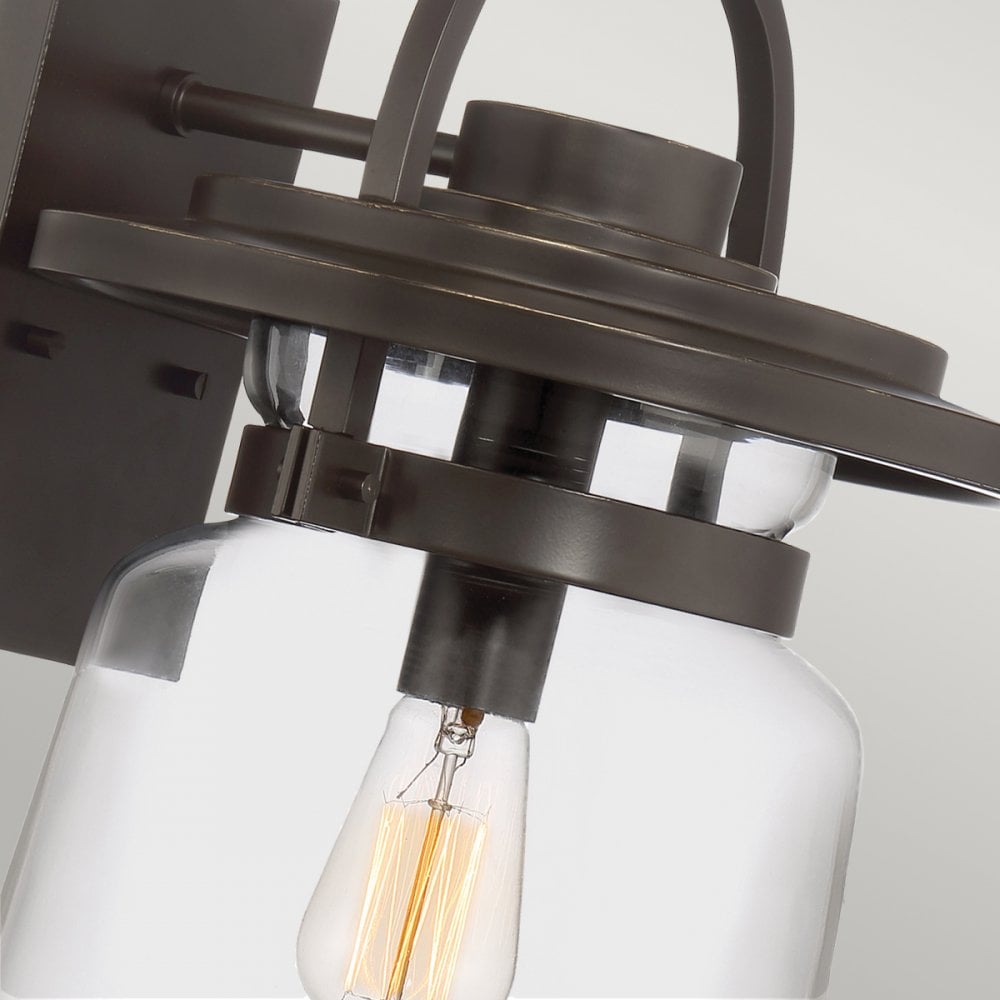 Quintiesse Lasalle Single Large Wall Lantern - Western Bronze