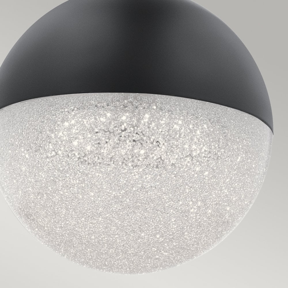 Quintiesse Moonlit LED Mini Pendant - Matte Black