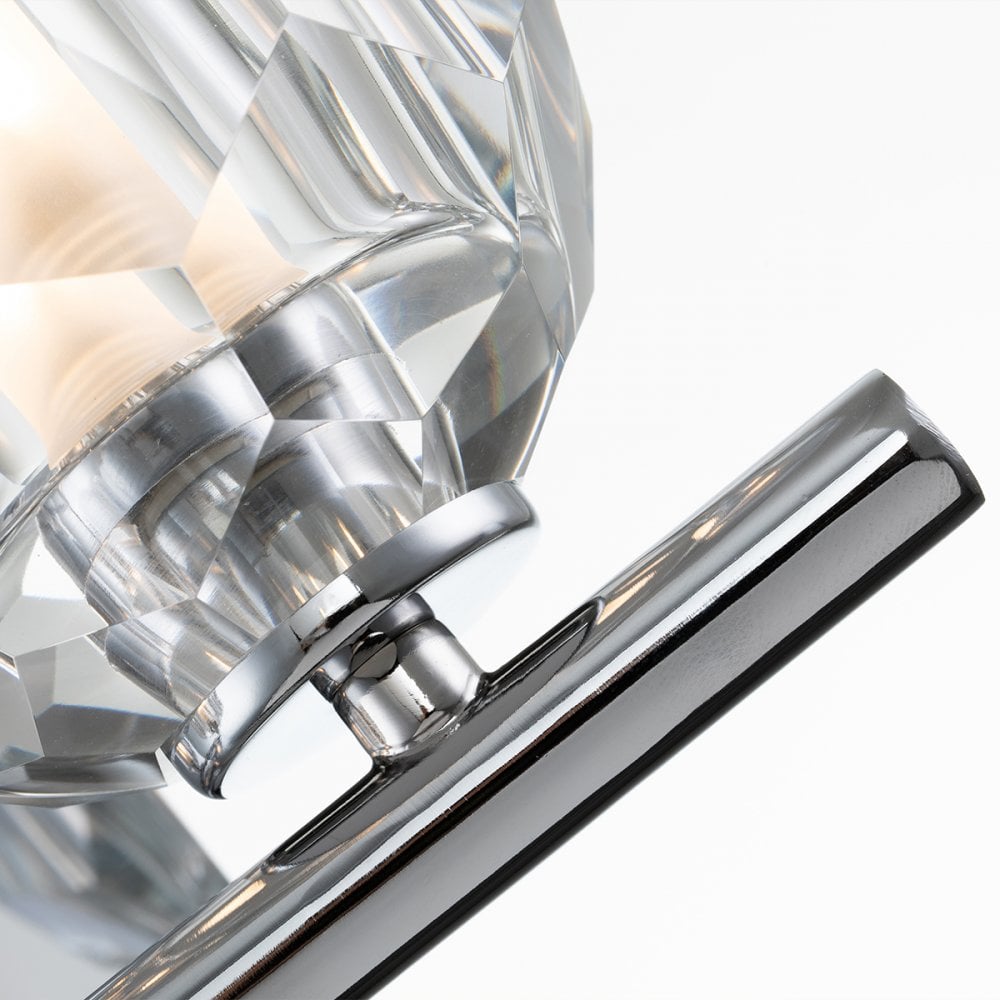 Quintiesse Regalia 2 Light Bathroom Wall Light - Polished Chrome