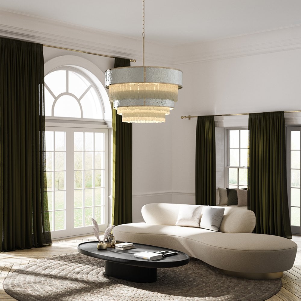 Quintiesse Reverie 12 Light Pendant - Champagne Gold
