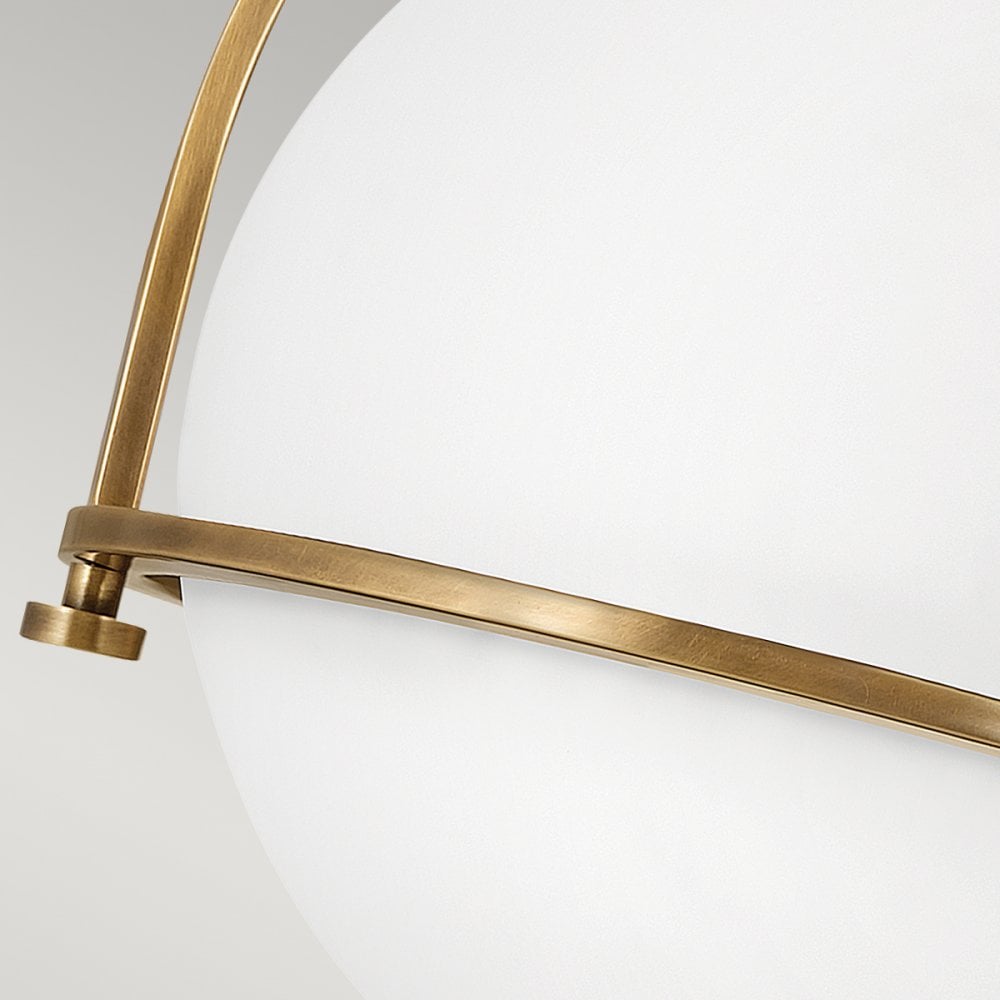 Quintiesse Somerset Single Flush Fitting - Opal - Heritage Brass