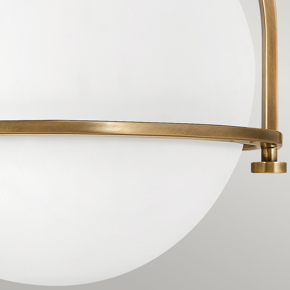 Quintiesse Somerset Single Flush Fitting - Opal - Heritage Brass