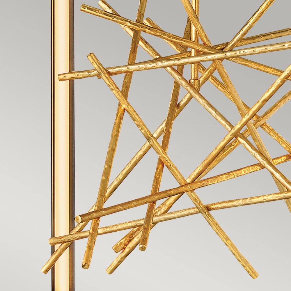 Quintiesse Styx LED Pendant - Black & Gilded Gold