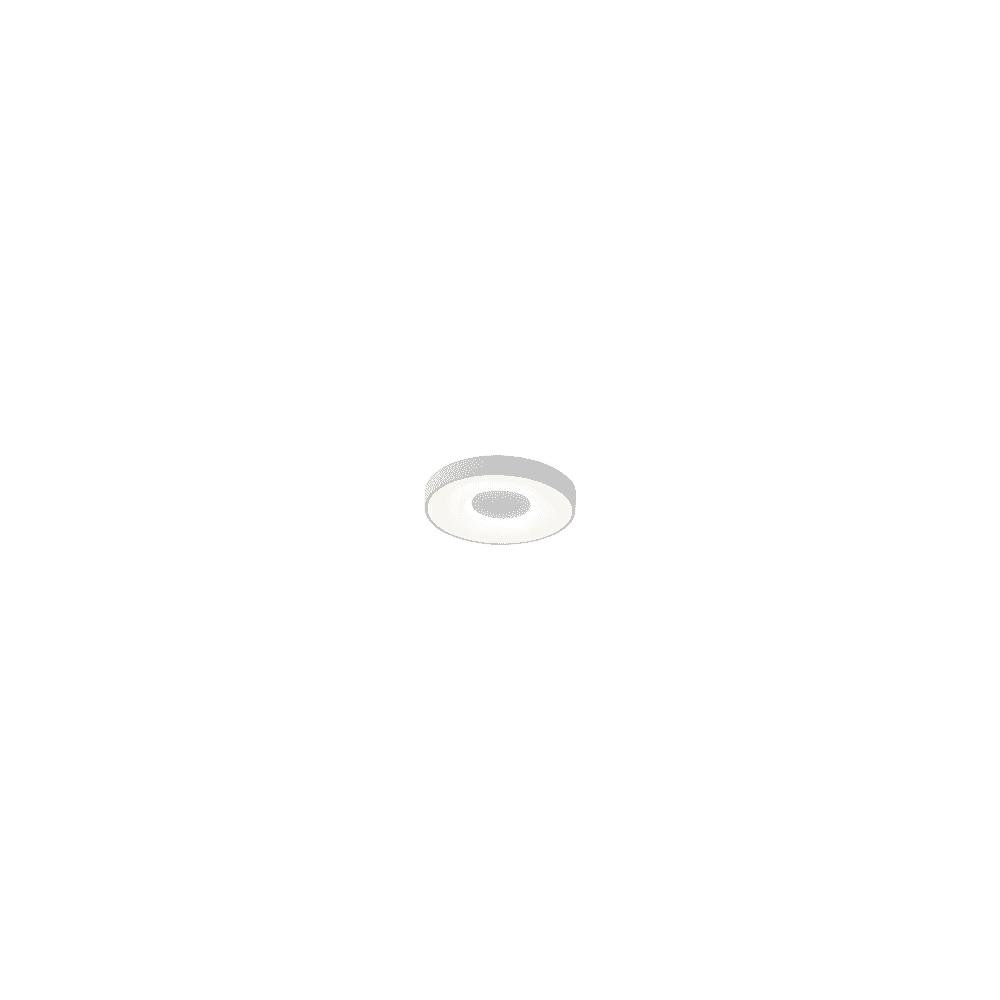Mantra Coin Round White LED Ceiling Light With Remote Control - 2700K-5000K