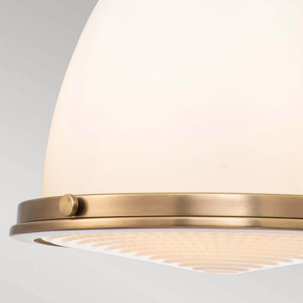 Hinkley Amelia Single Medium Pendant - Heritage Brass