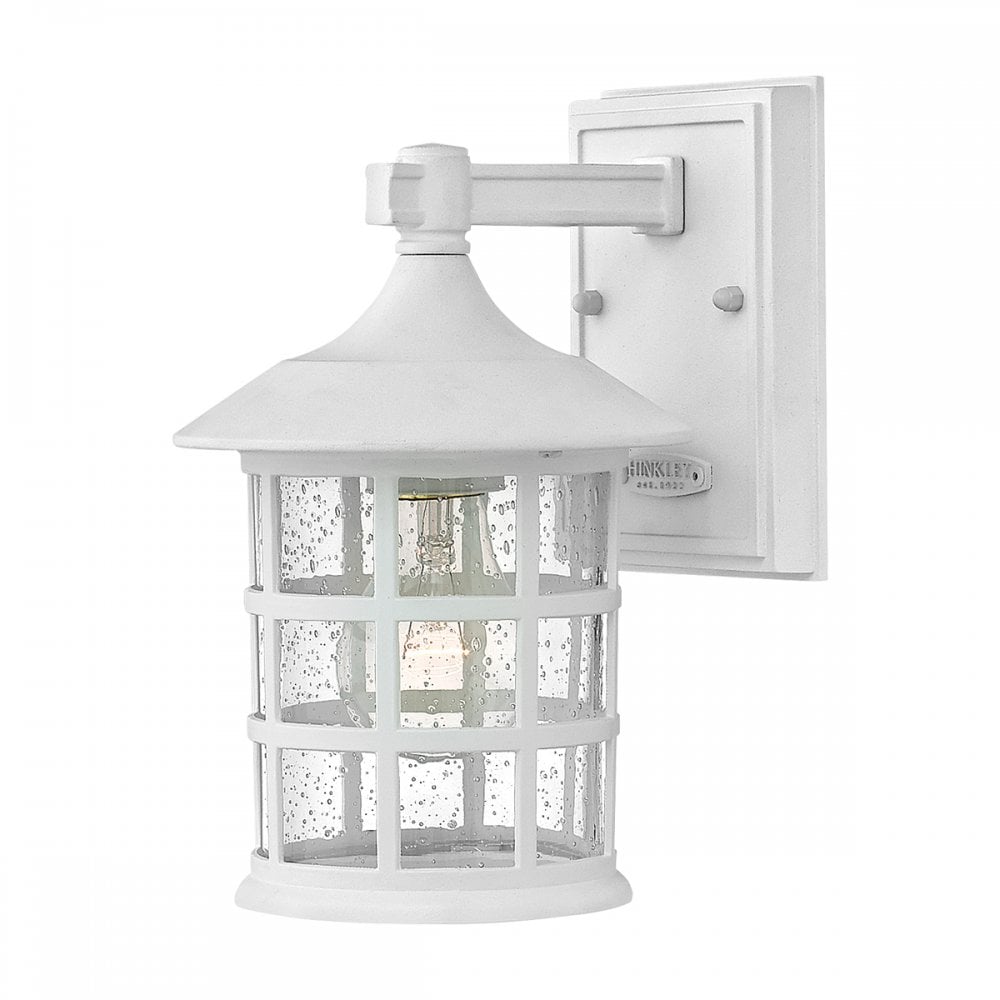 Hinkley Freeport Single Small Wall Lantern - Textured White
