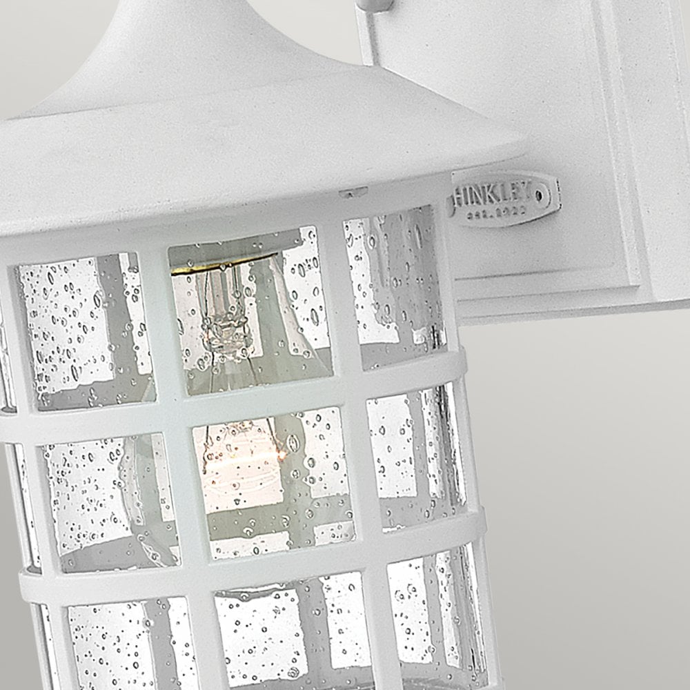 Hinkley Freeport Single Small Wall Lantern - Textured White