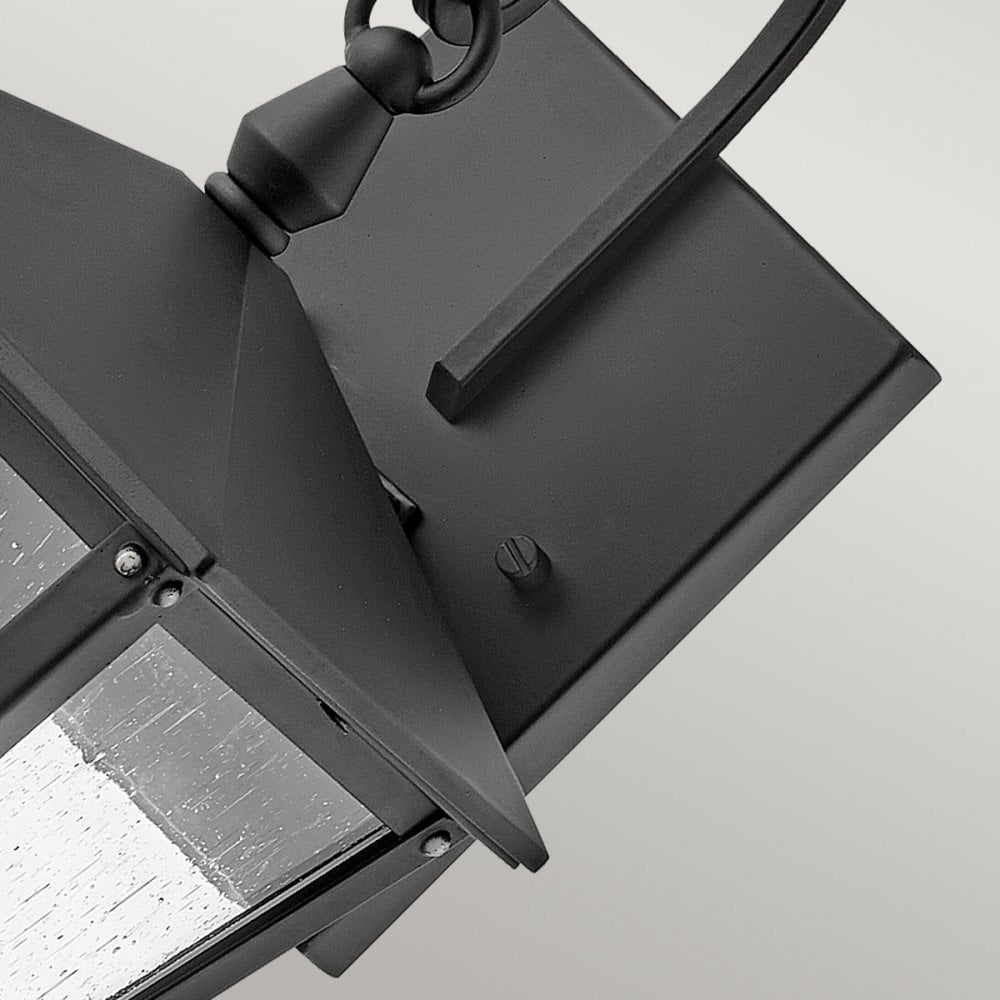 Hinkley Huntersfield Single Small Wall Lantern - Black