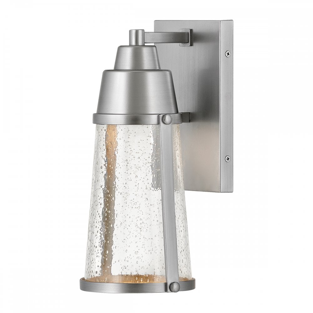 Hinkley Miles Single Wall Lantern - Painted Satin Nickel