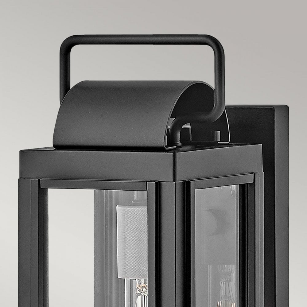 Hinkley Sag Harbor Single Small Wall Lantern - Black