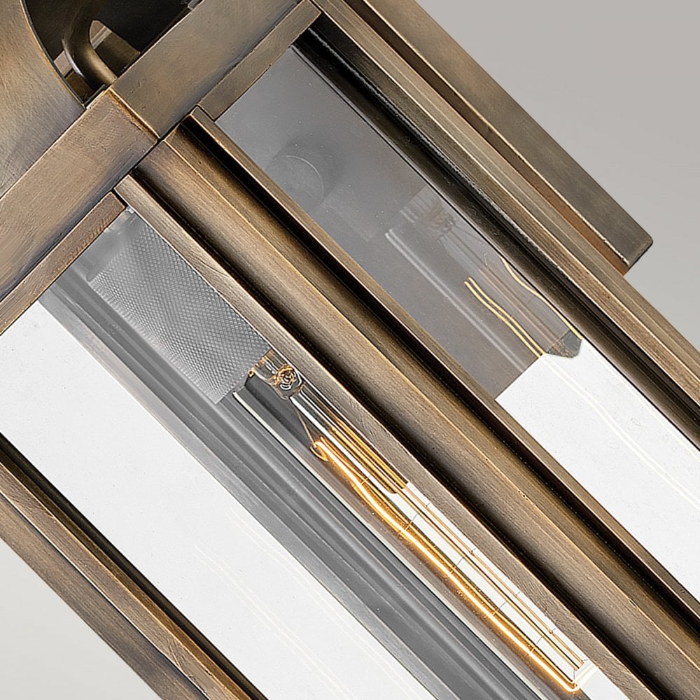 Hinkley Sag Harbor Single Small Wall Lantern - Painted Burnished Bronze