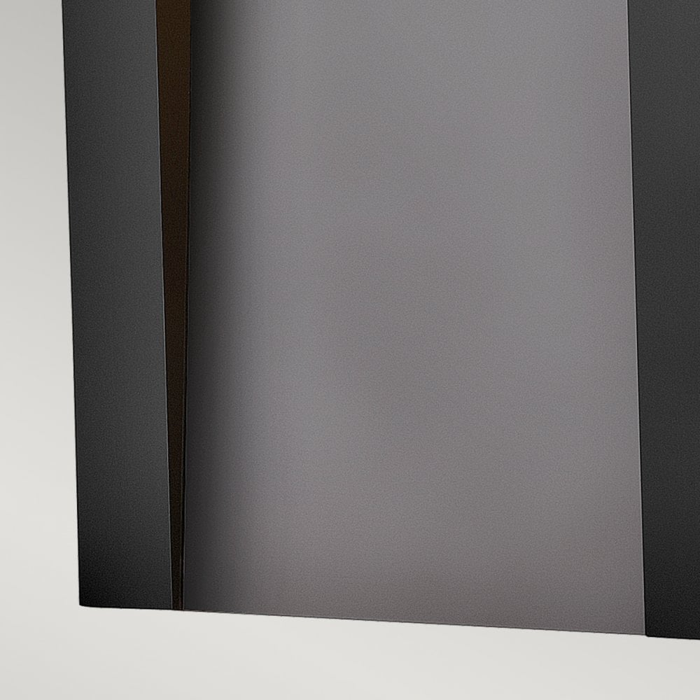 Hinkley Taper LED Wall Lantern 610mm - Textured Black