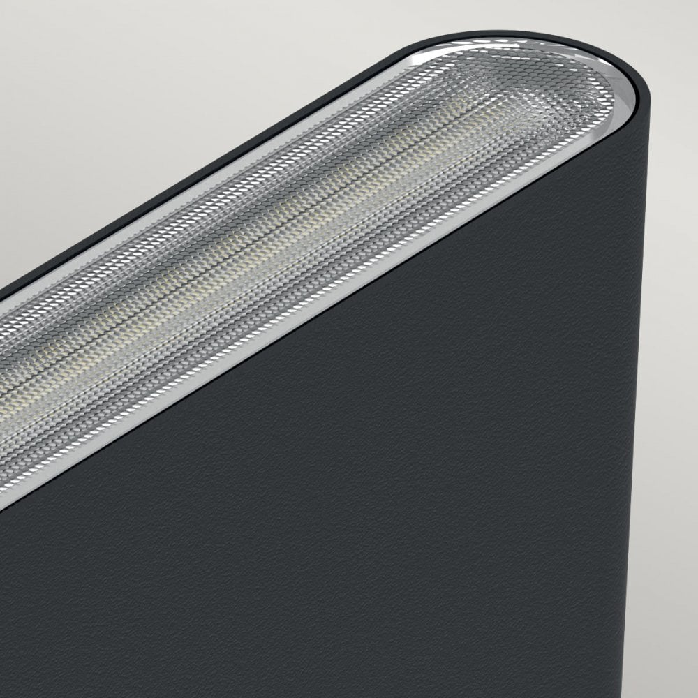 Elstead Jens Medium LED Up & Down Wall Light - Black