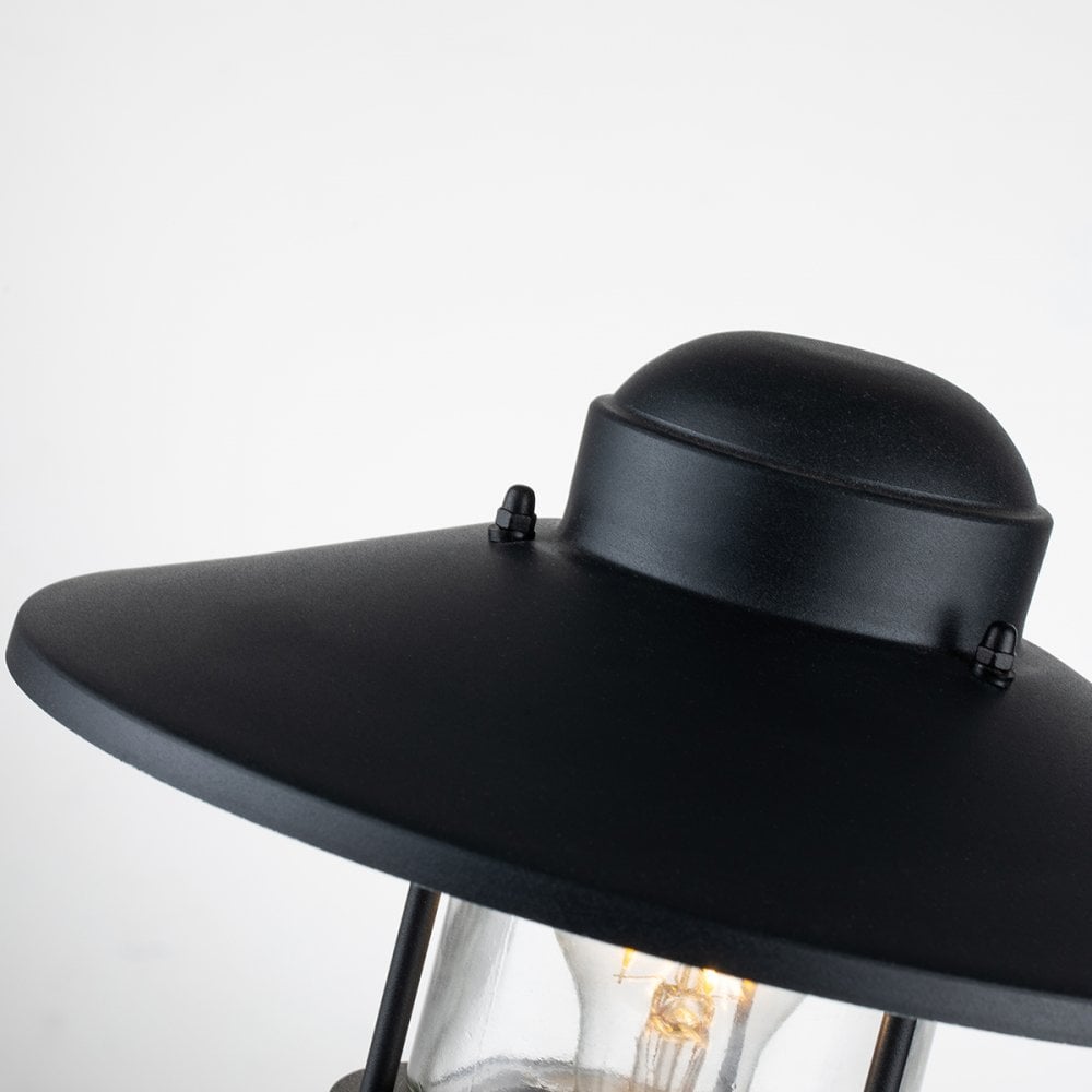 Elstead Klampenborg Single Pedestal - Black